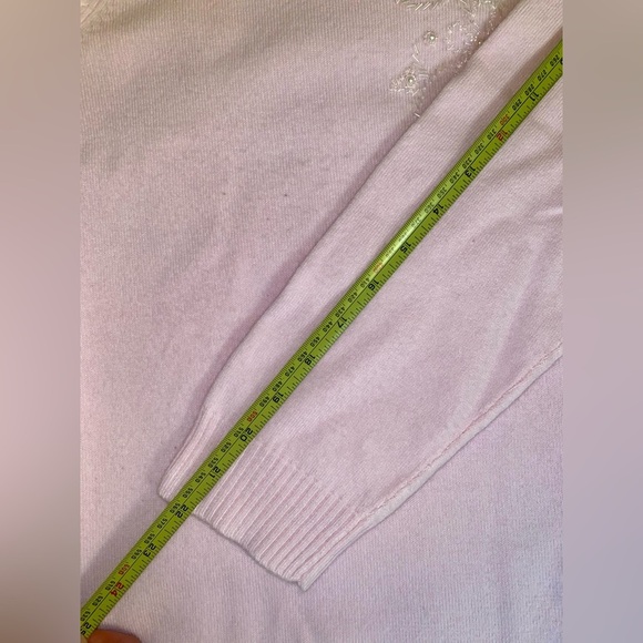 Pink Cowl Neck Sweater with Smooth Knit - Picture 6 of 6